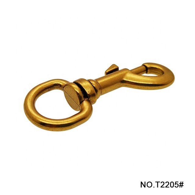 TANAI metal swivel snap hooks fashion brass zinc alloy snap hook bag clip swivel for handbag dog leash fitting