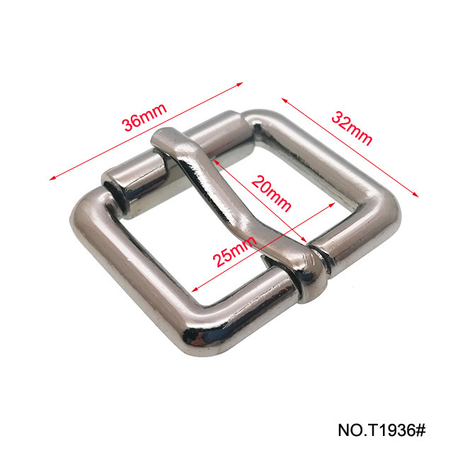 Factory OEM handbags High Corrosion Resistance metal accessories roller pin buckles supplier