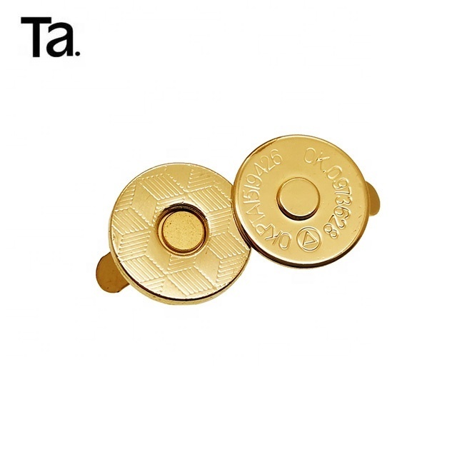 TANAI 14 mm thick Handbag Magnetic buttons Thin magnetic snap buttons for purses handbag craft