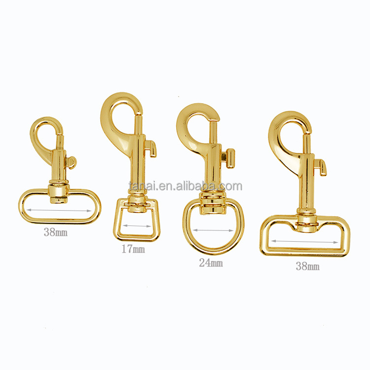 Tanai trending products 2023 new arrivals Ready to ship Metal snap hook bag accessories hooks and loops