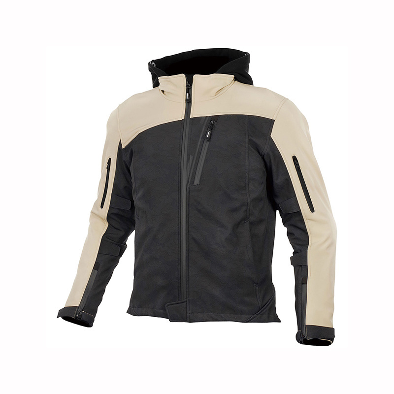 Custom Sports Windproof Motorcycle Jackets with Padding Protective Biker Jacket Includes Warm Hoodie