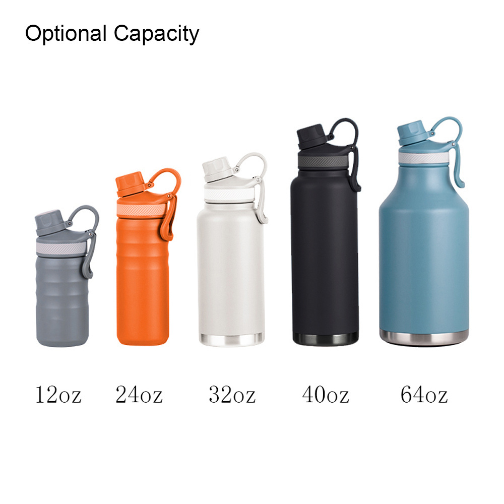 Custom Logo 32oz Thermal Bottle Double Wall Stainless Steel Vacuum Flask Thermo 32 Oz Bicycle Sport Insulated Water Bottle