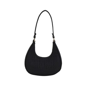 Ladies bag 2023 trend Korean summer new stone pattern underarm bag casual one-shoulder hand bag