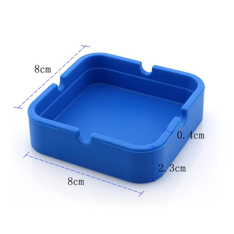 Durable Square Unbreakable Eco Large Cigar Stand Ash Tray Box