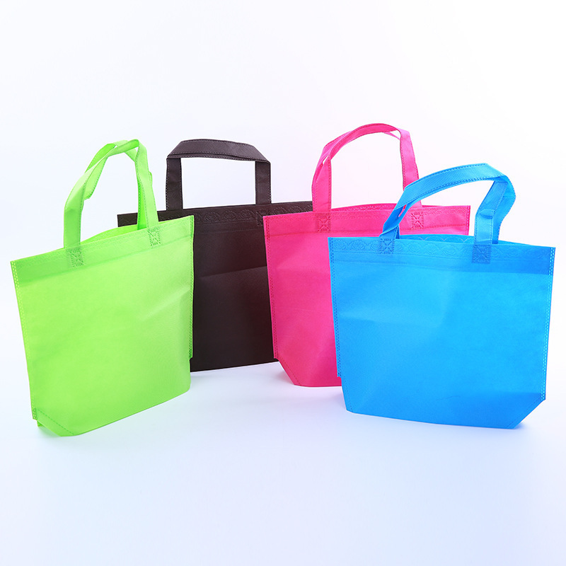 Wholesale Colorful Promotion Reusable Non woven Shopping Bags Reusable Tote Bag