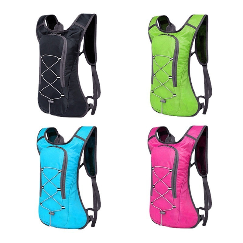 Custom Logo Outdoor Hiking Water Bag Backpack Mountain Sport Cycling Running Hydration Backpack With 2L Water Bladder