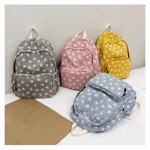 Wholesale custom designer back pack bags private label women ladies rucksack school beauty girls backpack