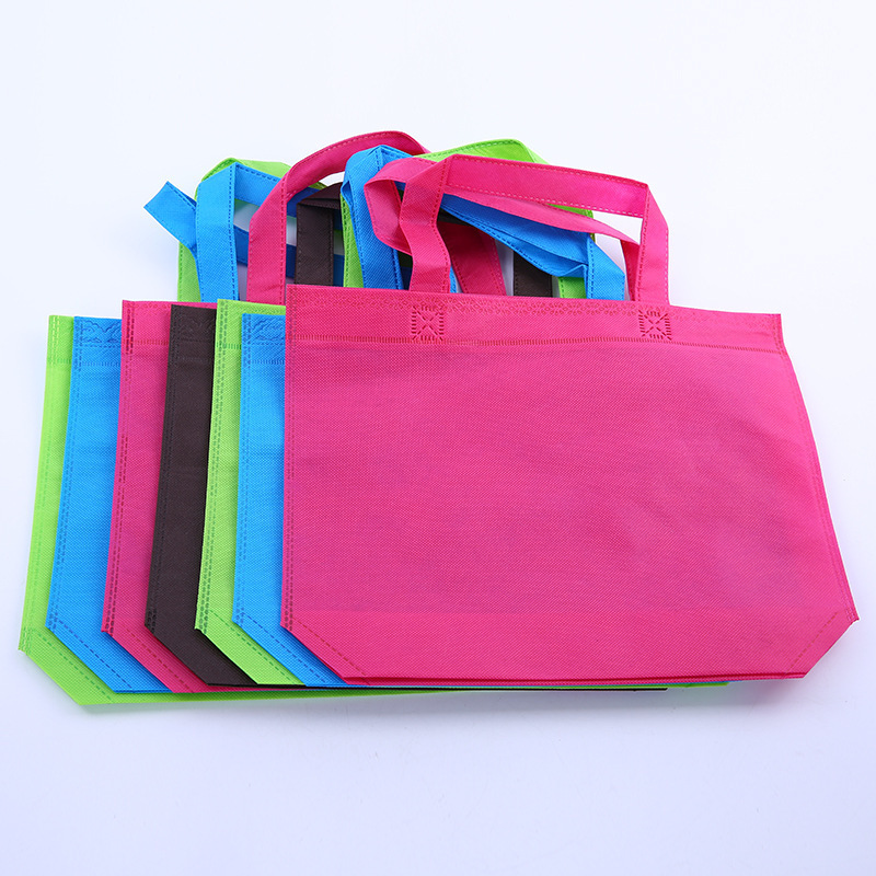 Wholesale Colorful Promotion Reusable Non woven Shopping Bags Reusable Tote Bag