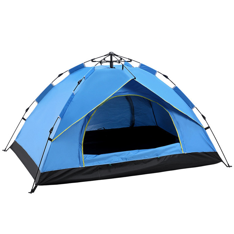 Outdoor Camping Tent Wholesale Waterproof 1-2  3-4 Person Custom Made Automatic Foldable Custom Sun Shelter Pop Up Beach Tent