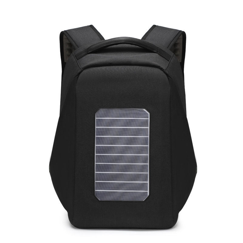 Wholesale Men's Anti-theft Backpack Solar Backpack With USB Charger