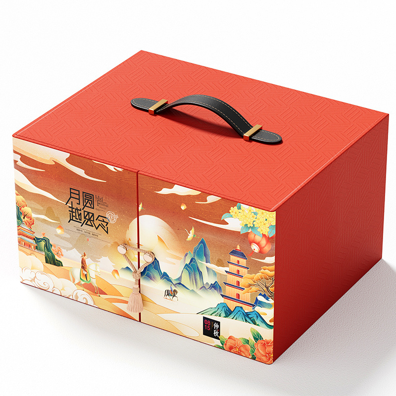 Mooncake Box Insert Luxury mooncake drawer custom box cake moon paper box gift cardboard ...