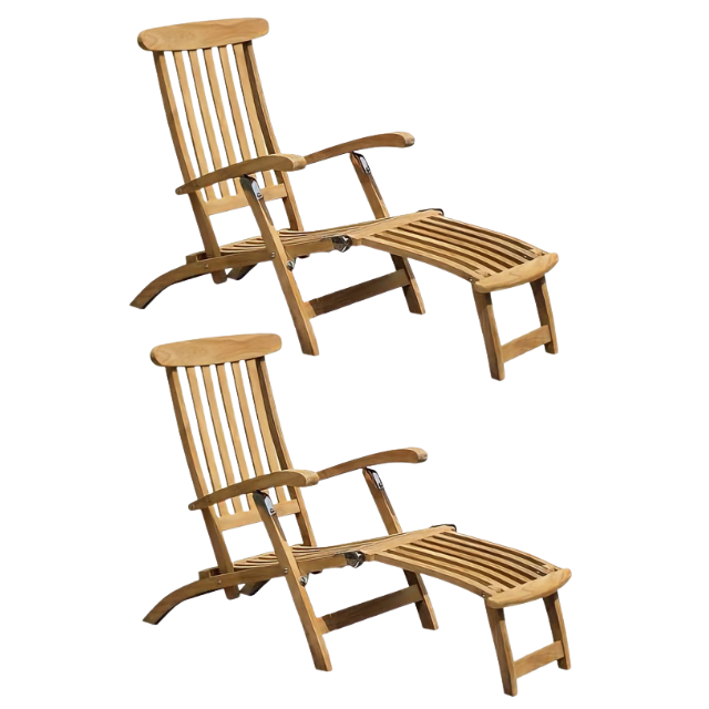 Solid Wood Sun Loungers Sun Bed Patio Chair Chaise Lounger For Outdoor Pool and Beach Direct Factory From Indonesia