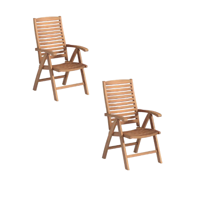 Eco-Friendly Wooden Teak Garden Chair Folding Chair for Outdoor Furniture Foldable Chair Direct Factory From Indonesia