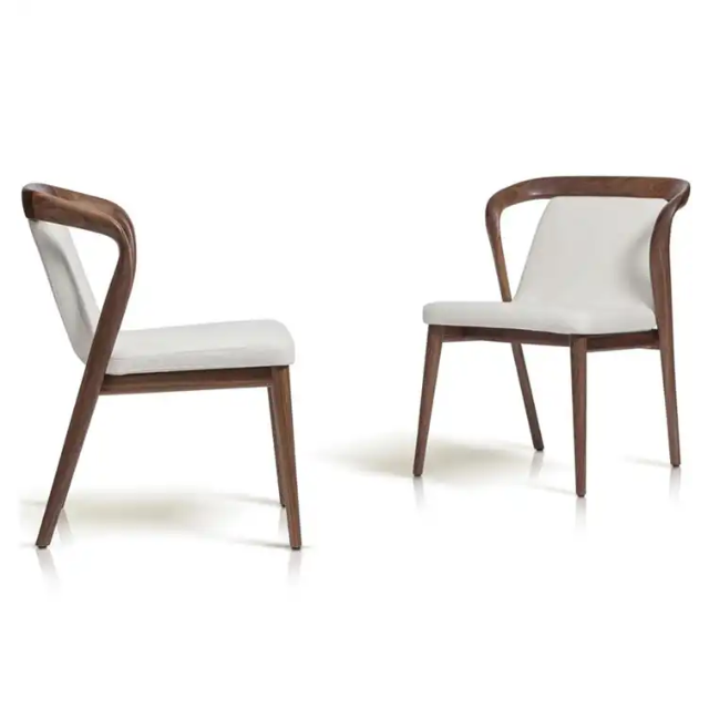 Teak Solid Wood Nordic Chair Italian Solid Wood Dining and Restaurant Chairs For Living Room Wholesale Price