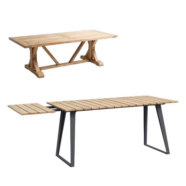 Outdoor furniture solid wood Garden table Modern Furniture Sets wood dining table sets Garden furniture Indonesia Products