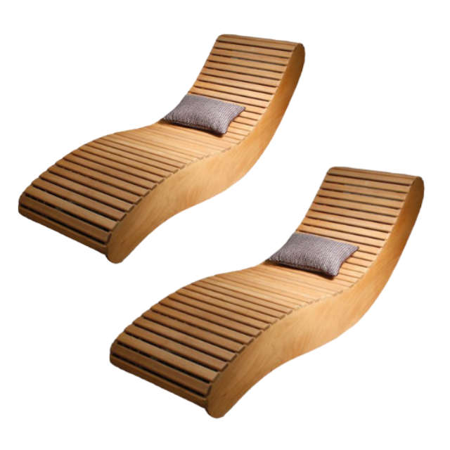 Beach Leisure Chair Hotel Poolside Patio Daybed Sun Lounger Outdoor Furniture Chaise Lounger Manufactured in Indonesia