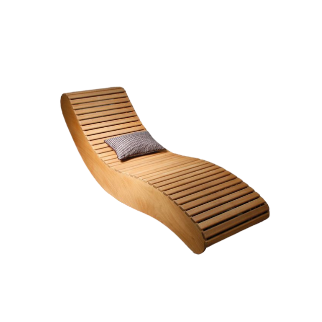 Beach Hotel Poolside Patio Daybed Outdoor Furniture Rattan Aluminium or wood Chaise Lounger Product Chair