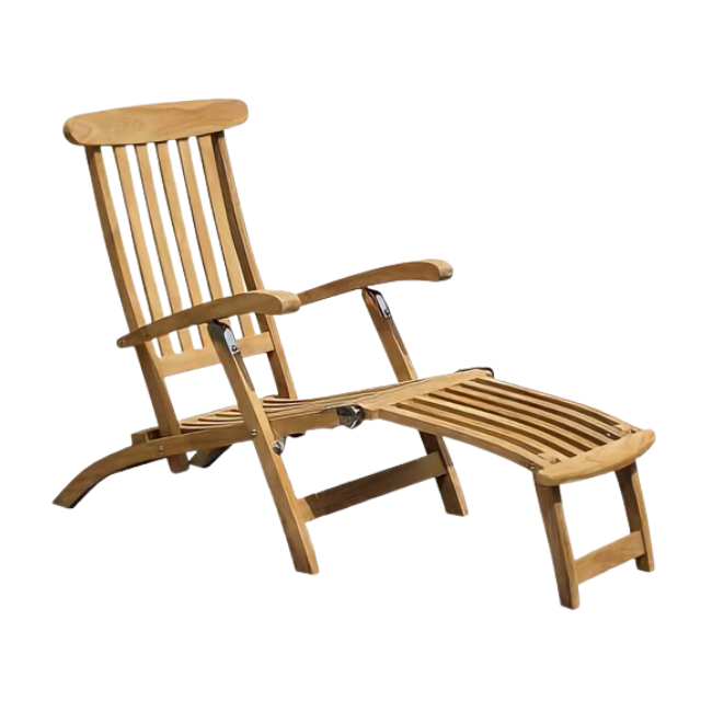 Solid Wooden Folding Chairs Sunrise Sun Loungers Natural Materials Sun Bed For Beach and Pool Use Wholesale Price