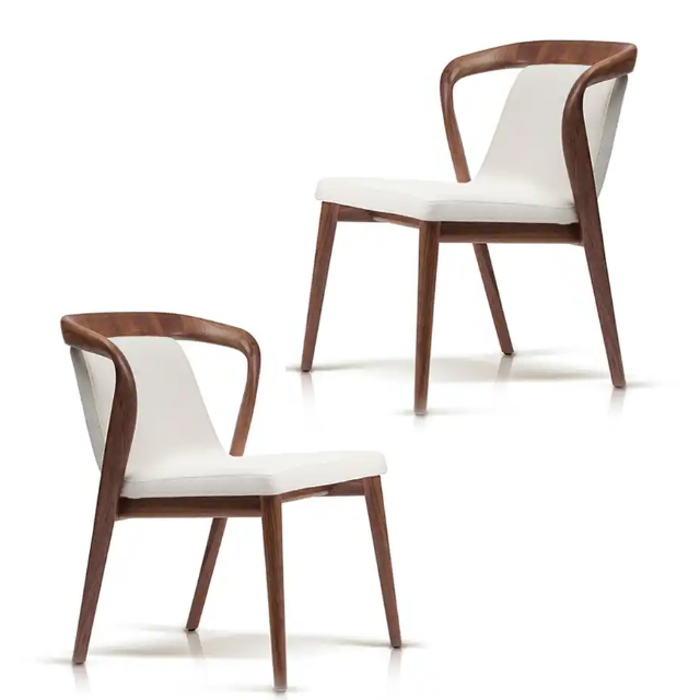 Teak Solid Wood Nordic Chair Italian Solid Wood Dining and Restaurant Chairs For Living Room Wholesale Price