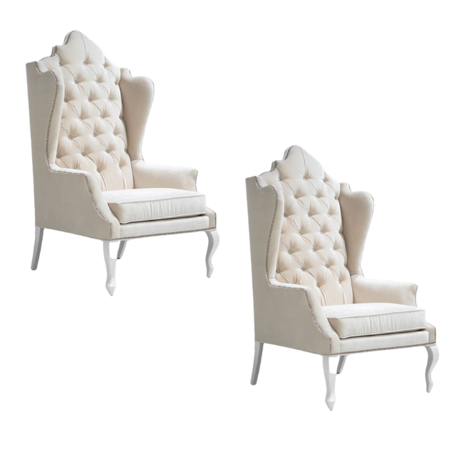 Modern Design Luxury Throne Chairs For Weddings and Events High Back Queen Throne Chairs Direct Factory