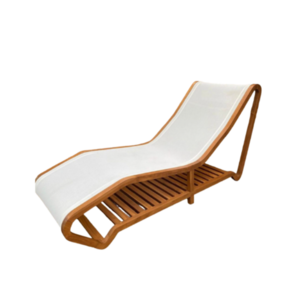 Leisure Chair Rattan Sun Lounger With Wooden Frame Pool Chair Beach Bed Outdoor Lounge Chair Made In Indonesia