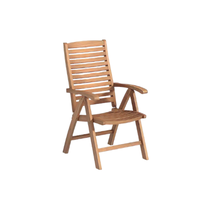 Eco-Friendly Wooden Teak Garden Chair Folding Chair for Outdoor Furniture Foldable Chair Direct Factory From Indonesia