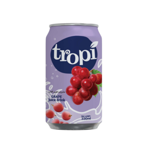 Factory Price Grape Juice 330ml can Excellent fruit juice private label customize beverage manufacturer from Vietnam