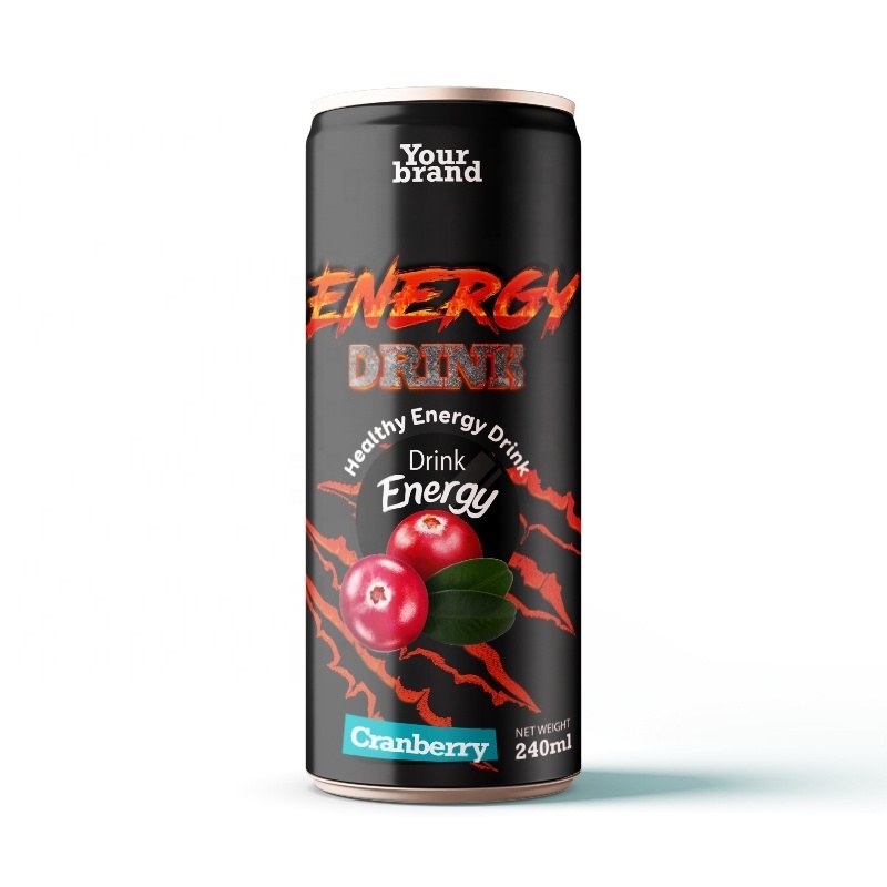 Good Taste Energy Drink High Quality 250ml Cans Low Sugar Private Label Logo Custom- Cheap Price - Monster Taste