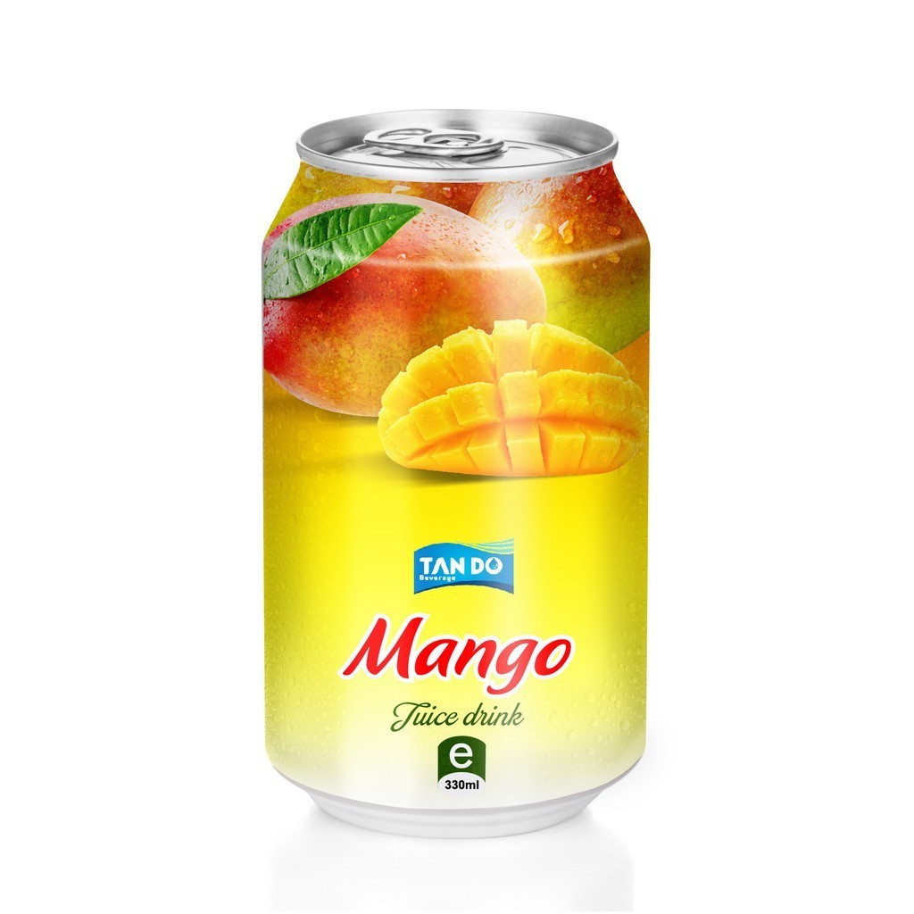 Private Label High Quality Pure Tropical Fruit Juice Drink with many flavor in 330ml Canned from Vietnam - Low MOQ - Free Design