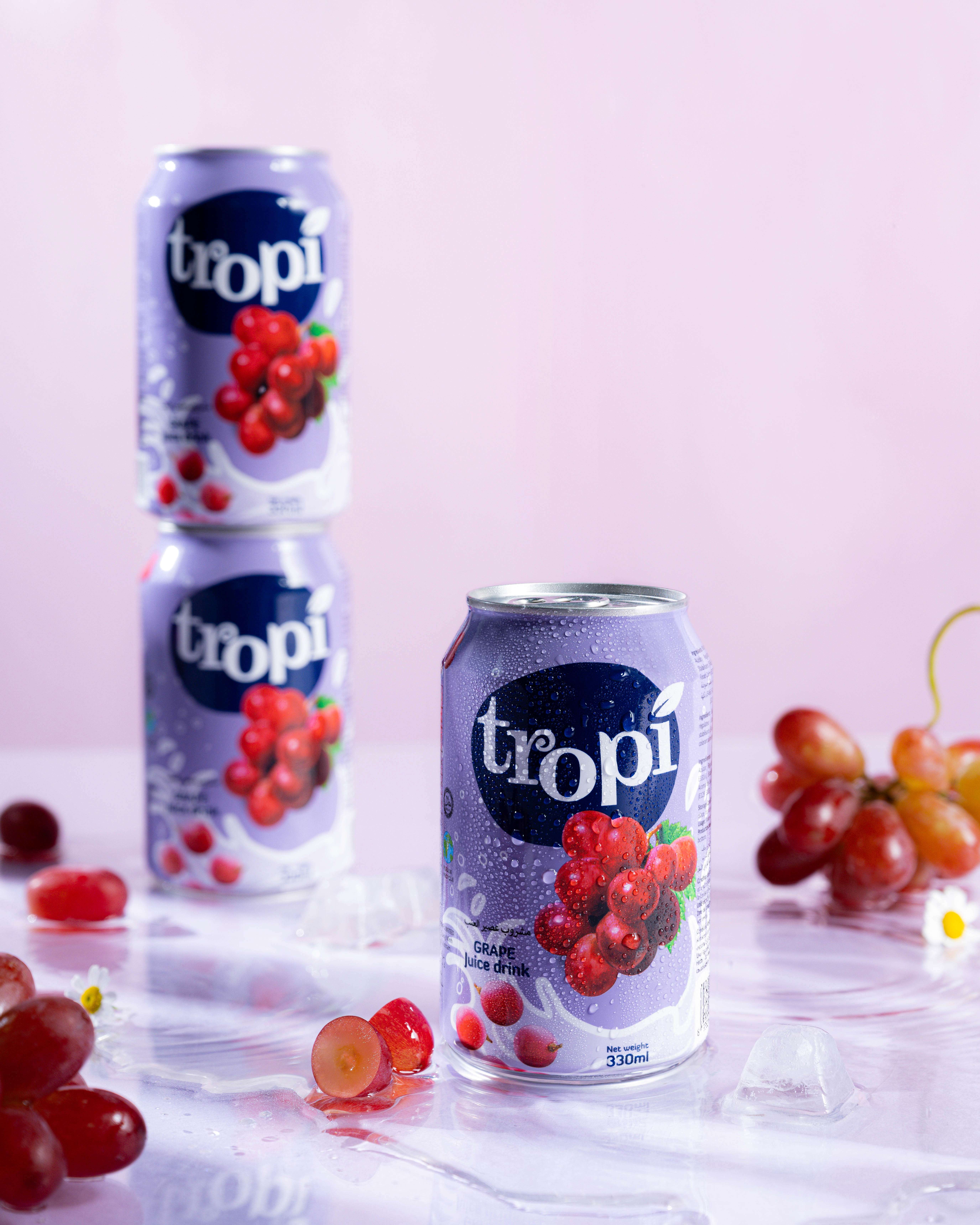 Factory Price Grape Juice 330ml can Excellent fruit juice private label customize beverage manufacturer from Vietnam