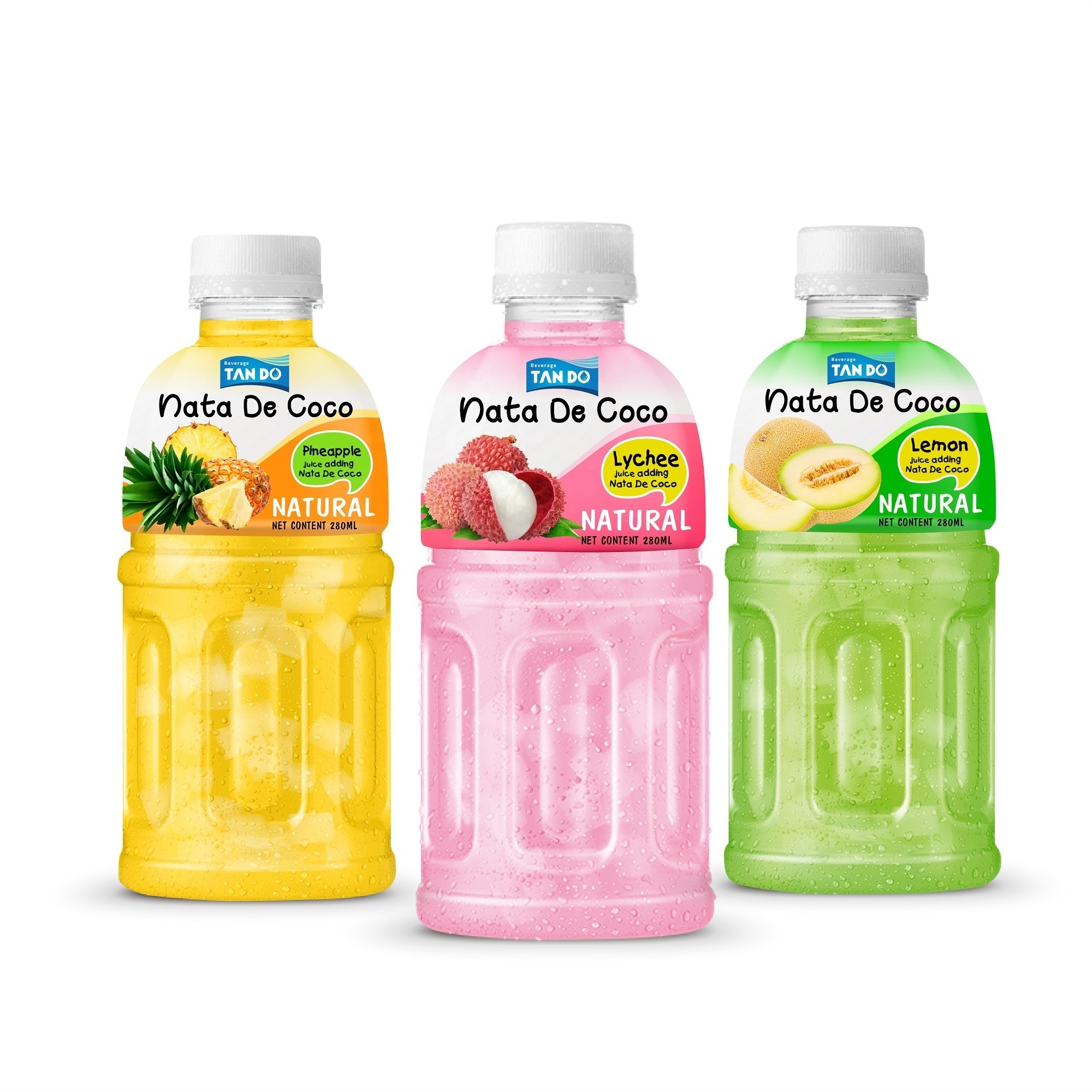 Jolly Jolly Nata de coco various flavors  in 320ml PET bottle - Private label - Free Sample - Free Design Viet Nam Supplier