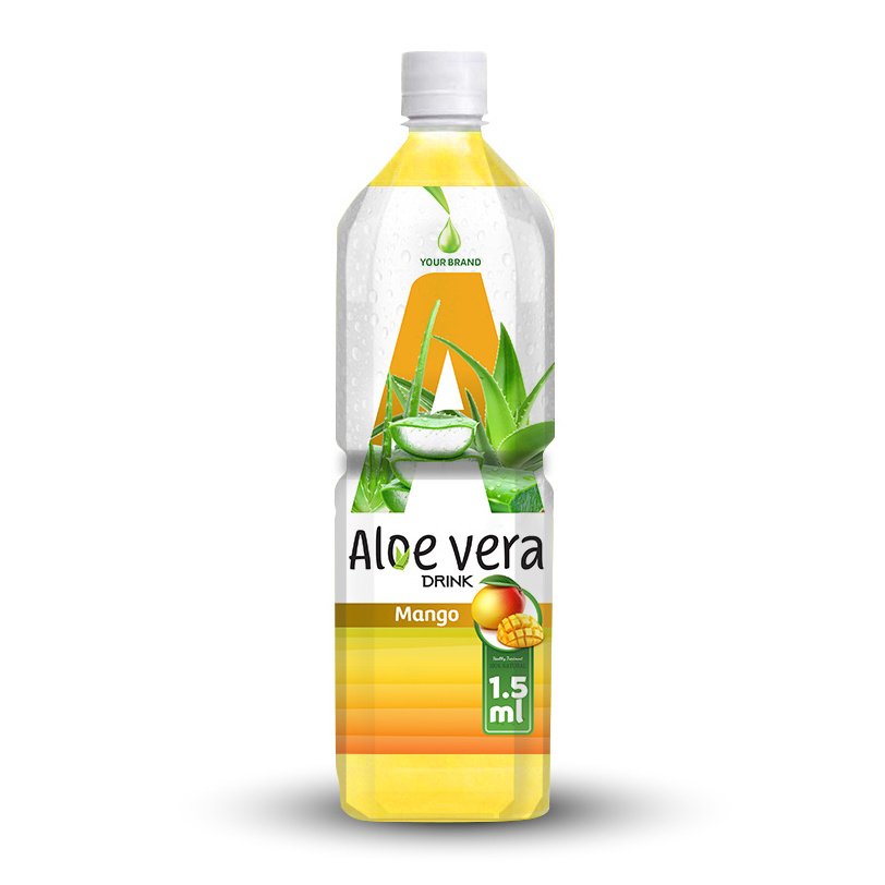 Healthy Aloe Vera Drink with Pulp Mix Fruit Juice Fresh And Sweet Taste 1.5L Bottle Proper Price For Sale