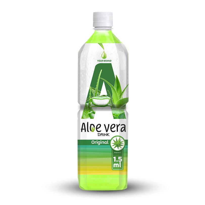 Healthy Aloe Vera Drink with Pulp Mix Fruit Juice Fresh And Sweet Taste 1.5L Bottle Proper Price For Sale