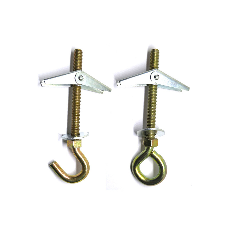 High quality carbon steel 316 stainless steel Folding butterfly Wing molly Bolts wall spring toggle anchor Bolts