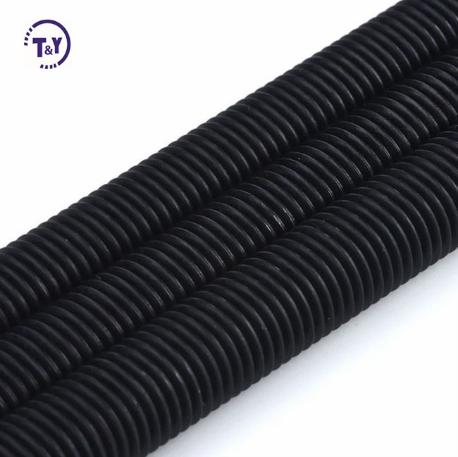 M10 m12 Din 975 grade 8 standard metric all thread studs steel bar full coarse ready threaded rod