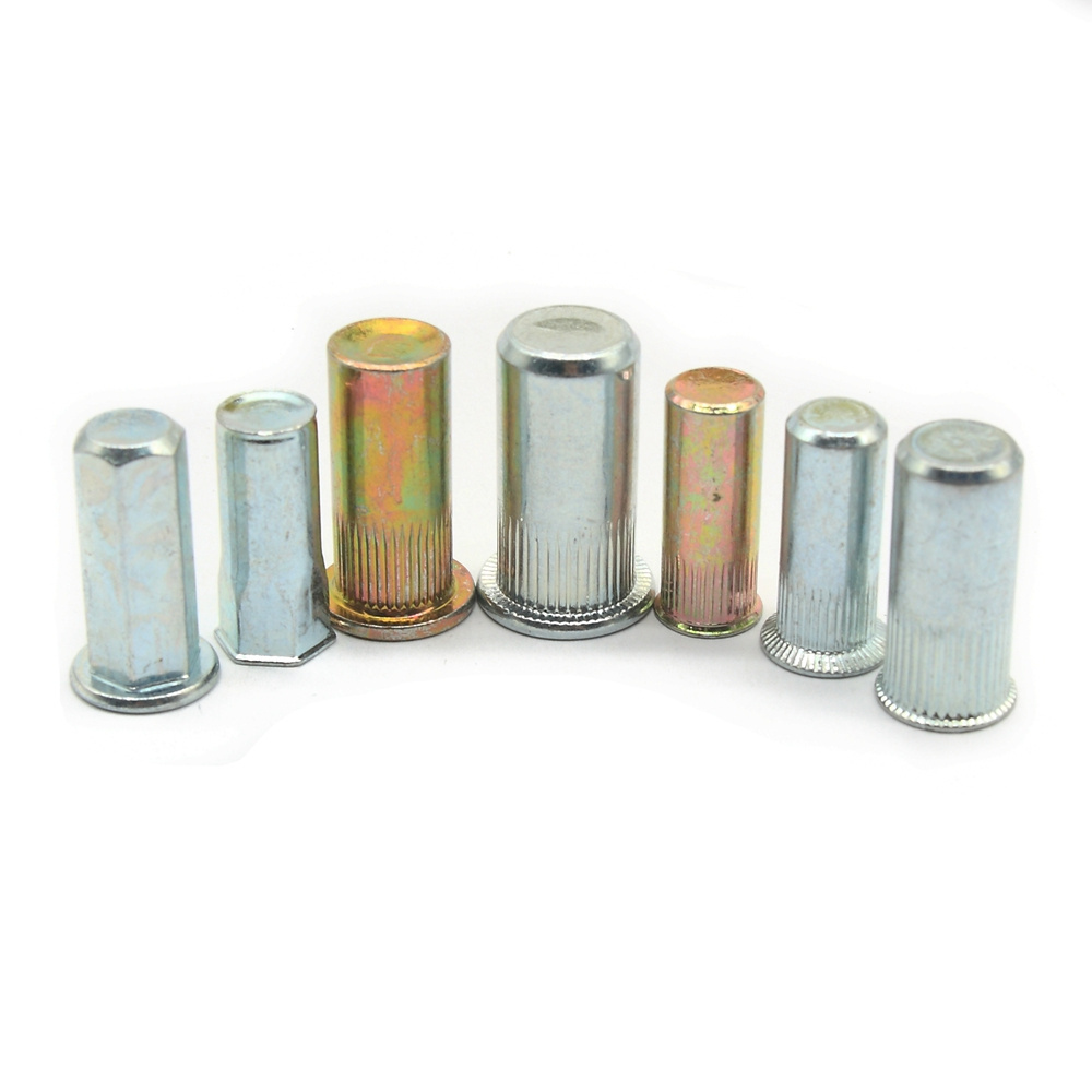 Aluminum large flange hex socket countersunk head rivet nut