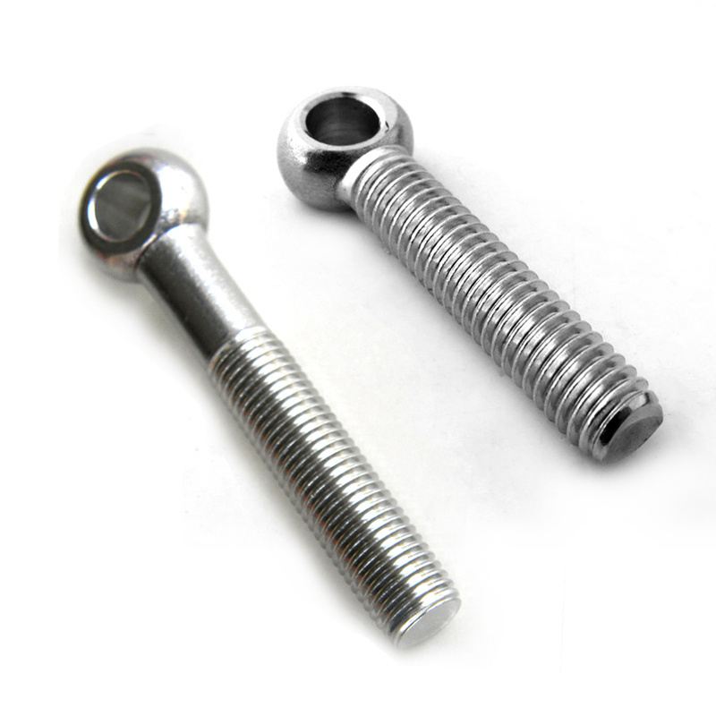 Stainless Steel ss304 316l C15 Metric unc unf Thread fisheye bolt Eye Screw Eyebolt Lifting eye bolt