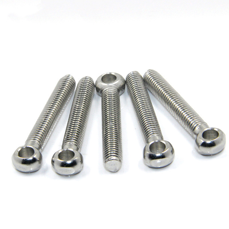 Stainless Steel ss304 316l C15 Metric unc unf Thread fisheye bolt Eye Screw Eyebolt Lifting eye bolt