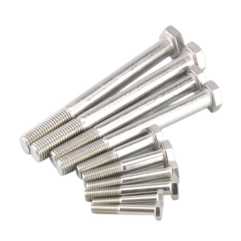 Din933 6mm 9mm 16mm m6 inox 316 ss 210 super duplex stainless steel metric hex head screw bolt