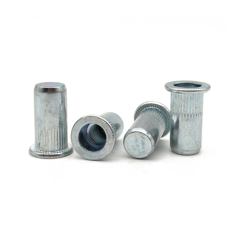 Aluminum large flange hex socket countersunk head rivet nut