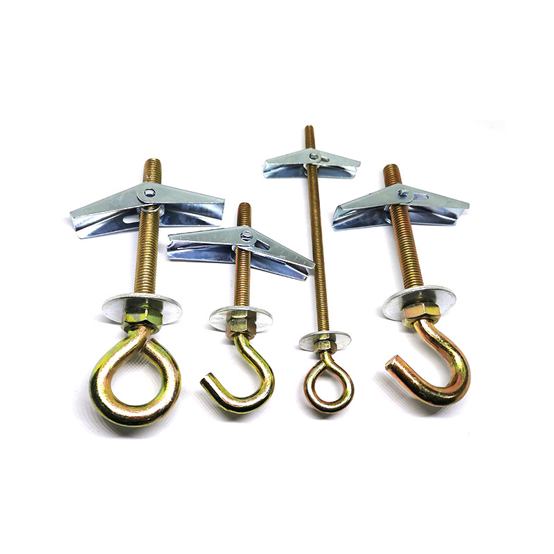 High quality carbon steel 316 stainless steel Folding butterfly Wing molly Bolts wall spring toggle anchor Bolts