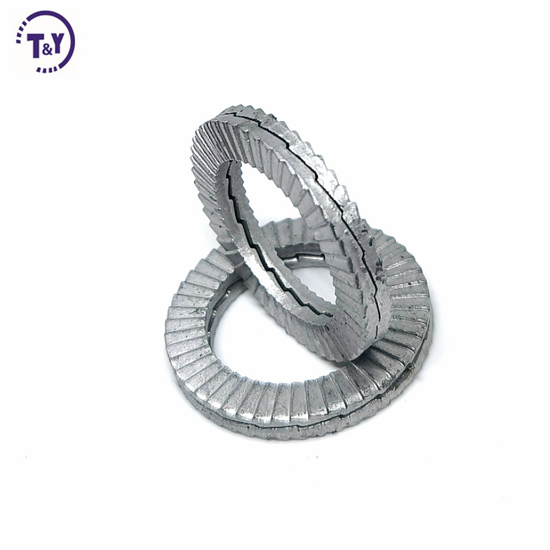 M8 m10 m12 stainless steel serrated conical spring lock steel washer