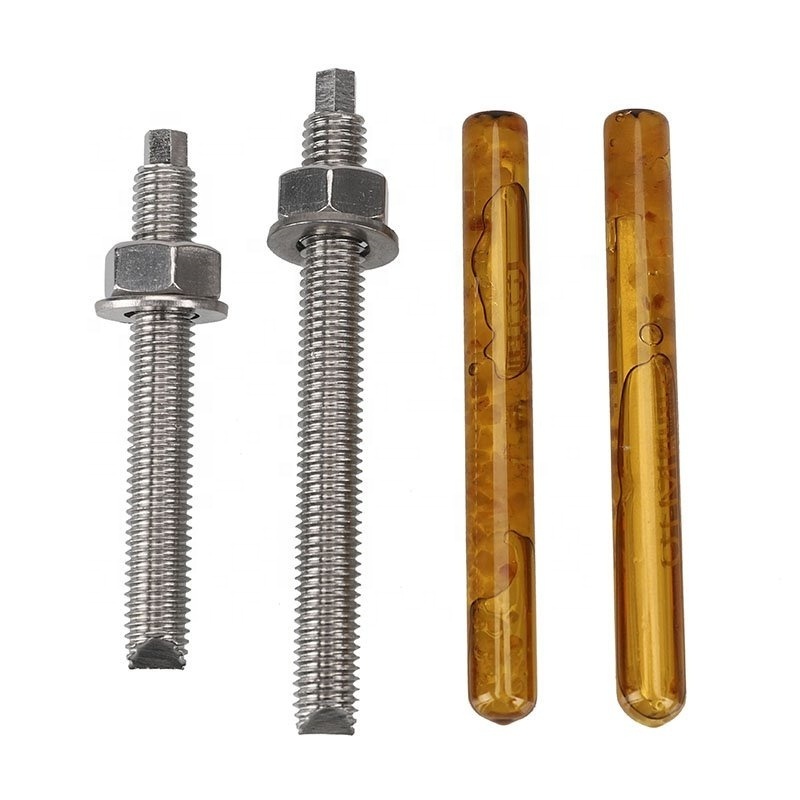 SS 304 316 stainless steel expansion anchor bolt chemical fixing anchors for concrete