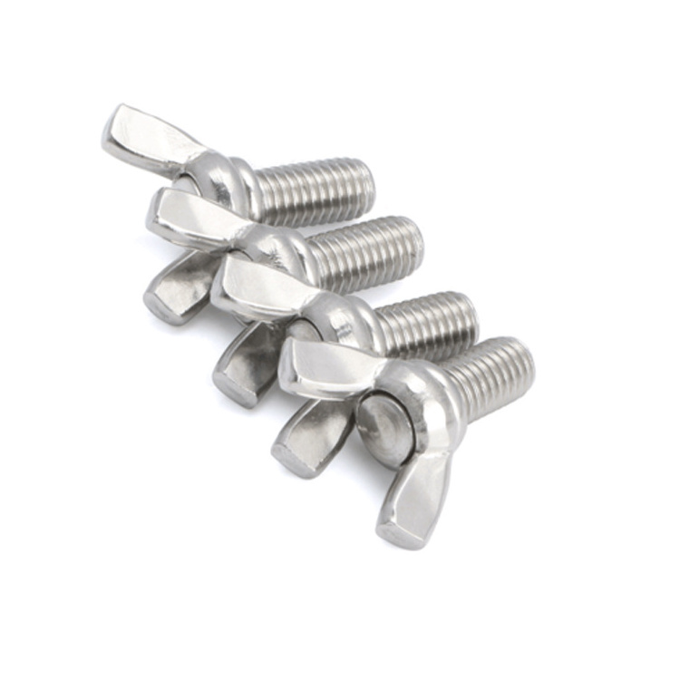 High Strength stainless steel Full Thread Thumb Screws Butterfly Y-Type toggle Wing Screws Bolt