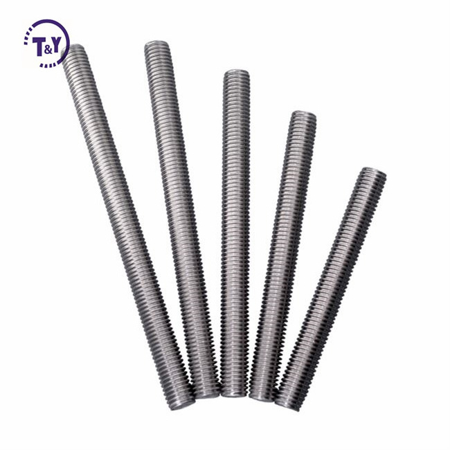 M10 m12 Din 975 grade 8 standard metric all thread studs steel bar full coarse ready threaded rod