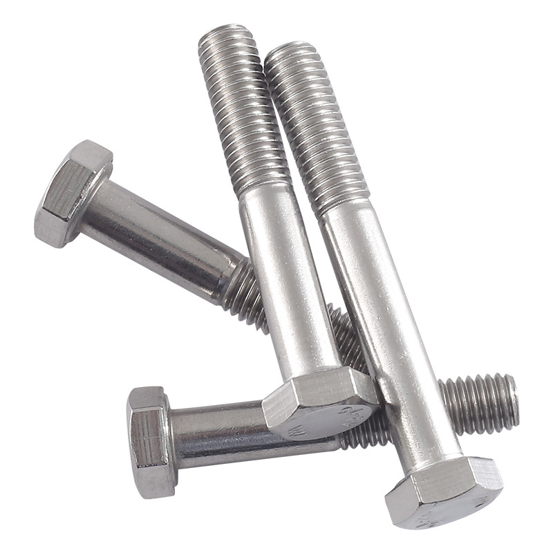 Din933 6mm 9mm 16mm m6 inox 316 ss 210 super duplex stainless steel metric hex head screw bolt