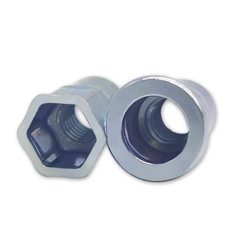 Aluminum large flange hex socket countersunk head rivet nut