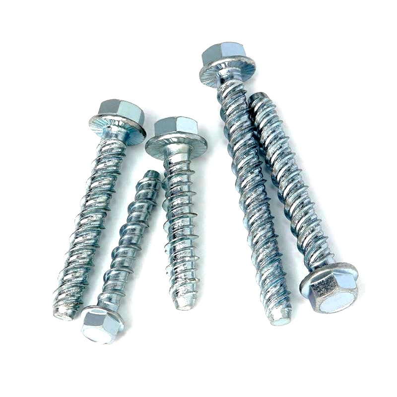 Carbon Steel Flange Galvanized Washer Head Fix Bolt Expansion Anchor Self Drilling Concrete Screw