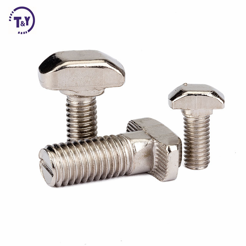 Stainless Steel  Din 186 Drop-in Stud Sliding Bolts Hammder Head T bolts