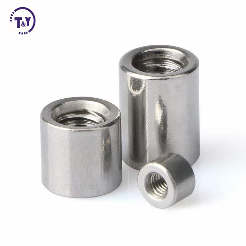 Din 936 aluminum galvanized left hand thread hex connector nut anchor bolt coupling nut